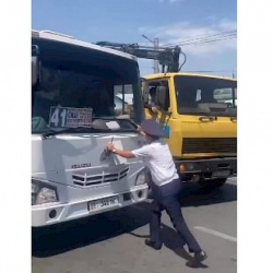 Айдоочу менен патрулдук милициянын чыры. Окуянын чоо-жайы