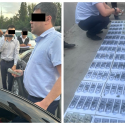 20 миң доллар алып жаткан жеринен прокуратуранын башкы адиси кармалды