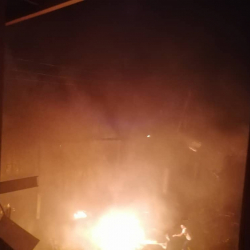 ВИДЕО - Ошто сүт азыктарын өндүрүүчү ишкана өрттөнүп кетти