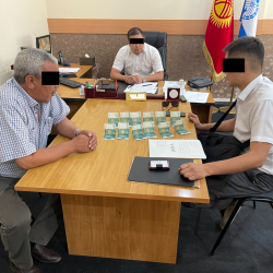 “Токмок суу каналдын” ири суу куурларын сатып жүргөн директордун орун басары кармалды