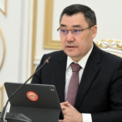 Садыр Жапаров ШКУнун кезектеги жыйынына онлайн форматта катышат