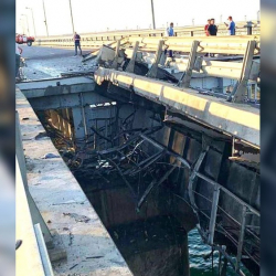 Крым көпүрөсүнө чабуул жасалды. Каза болгондор бар