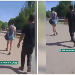 Ысык-Көлдө өспүрүм кыздарды сөгүп, кубалаган эки кишинин иши сотко өттү