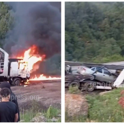 ВИДЕО - Чычкан капчыгайындагы үрөй учурган жол кырсык 2 адамдын өмүрүн алды