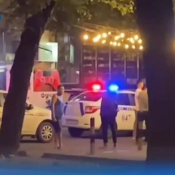 ВИДЕО - Бишкектин чок ортосунда атышуу болуп, 5 адам кармалды