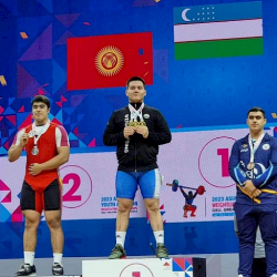 Кыргызстандык оор атлетчилер Индияда өткөн Азия чемпионатында 3 медаль жеңди