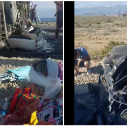 ВИДЕО - Ысык-Көлдө үрөй учурган ири жол кырсыгы катталды. Курмандыктар бар