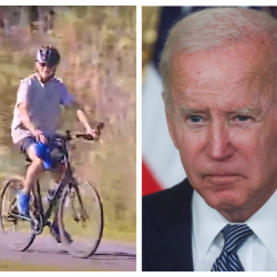 ВИДЕО - Велосипед тээп жүргөн Байден америкалыктардын кыжырын кайнатты