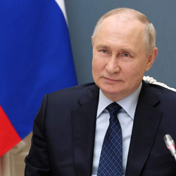 Путин поздравил Ким Чен Ына с 75-летием КНДР