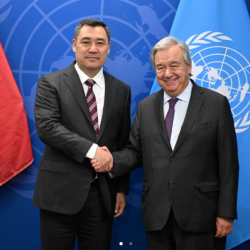 Генсек ООН рассказал Садыру Жапарову о своей особой связи с Кыргызстаном