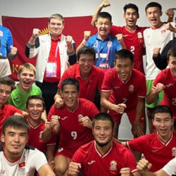 Азия оюндары: Кыргызстандын футбол курамасы 1/8 финалга чыкты