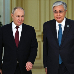 В Астане прошли переговоры Владимира Путина с Президентом Республики Казахстан Касым-Жомартом Токаевым