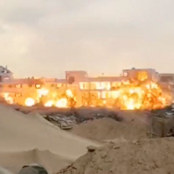 Израиль взорвал здание парламента в секторе Газа