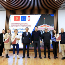 Евробиримдиктин депутаттары ОшМУ менен кызматташтыкты бекемдөөгө кызыкдар