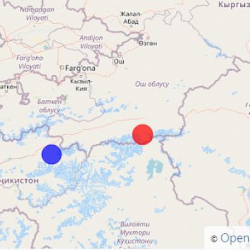 Кыргызстандын түштүгүндө эки ирет жер титиреди