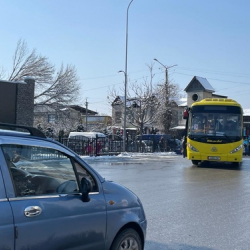Жалал-Абад шаарында беш электробус каттамга чыгып жатат