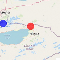Кыргыз-казак чек арасында жер титирөө катталды