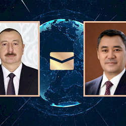 Азербайжандын президенти Садыр Жапаровду жана кыргыз элин Нооруз майрамы менен куттуктады