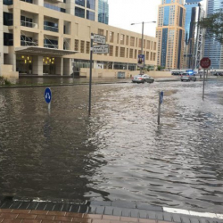 В Дубае затопило метро
