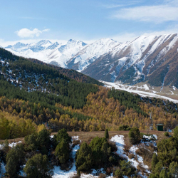 Дожди, в горах снег — прогноз погоды по Кыргызстану на 25 апреля