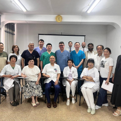 В Бишкеке впервые провели операцию по транскатетерной имплантации аортального клапана