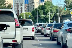 Мэрская борьба с пробками на дорогах Бишкека