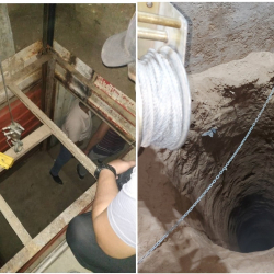 Өзбек-казак чек арасында жер астындагы жашыруун өтмөк табылды