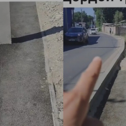 Жарым жолдо жоголгон тротуар. Конуштагы жаңы жолдун ыңгайсыздыгы айтылды