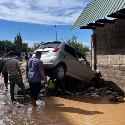 Борбордук базардын аймагында селден жабыркаган турак үй, контейнерлердин саны такталууда