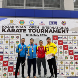 Сборная команда Бишкека по каратэ-до WKF завоевала медали на «Kazakhstan Open 2024»