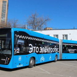 Нарын шаарында кондиционери бар электробустар каттай баштады