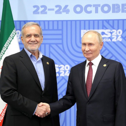 Встреча с Президентом Ирана Масудом Пезешкианом