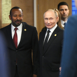 Владимир Путин Эфиопиянын премьер-министри Абий Ахмед менен жолугушту