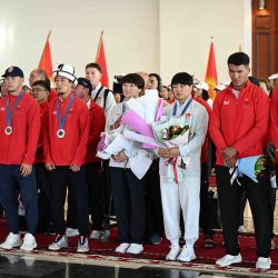 Олимпиадага катышкан спортчулар кайтып келишти