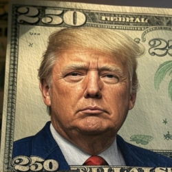 АКШ Трамптын сүрөтү түшүрүлгөн 250 долларлык купюраны чыгарууну сунуштады