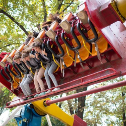 Бетонго башы менен тийген. Панфилов паркында кыз аттракциондон кулап кеткен