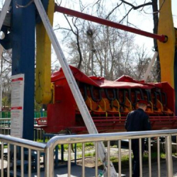 Панфилов паркындагы аттракциондордун иши токтотулду