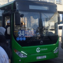 Бишкекте №34 автобустун каттам кыймылы өзгөрдү (график)