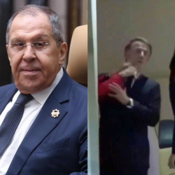 Лавров Макрондун аялы бетке чапкан видео тууралуу пикирин билдирди