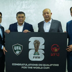 Ташиев поздравил Узбекистан с выходом на ЧМ и пообещал горячую поддержку