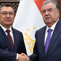 Садыр Жапаров сделал заявление для СМИ по итогам переговоров с президентом Таджикистана