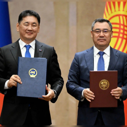 По итогам переговоров президентов Кыргызстана и Монголии подписан ряд двусторонних документов