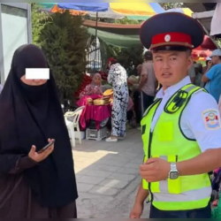 Ошто никаб кийип жүргөн аялдарга айып салынды