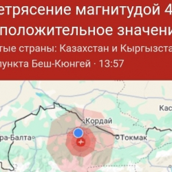 Сейсмология институту Чүйдөгү жер титирөө боюнча маалымат берди