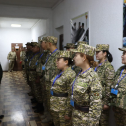 Улуттук гвардия командалык-штабдык машыгууларды өткөрүүдө