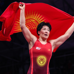 Айпери Медет кызы завоевала серебро чемпионата мира по борьбе