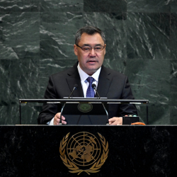 Президент Садыр Жапаровдун БУУнун Башкы Ассамблеясынын 80-сессиясынын Жалпы дебаттарында сүйлөгөн сөзү