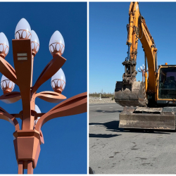 Балыкчыда Жусуп Абдрахманов көчөсүн модернизациялоо иштери кызуу жүрүүдө