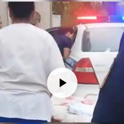 Бишкекте жол тыгындан улам аял патрулдук унаада төрөдү