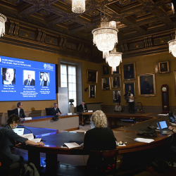 Китагава, Робсон жана Яги химия боюнча Нобель сыйлыгын алышты